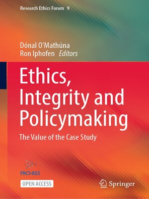 cover image of Ethics, Integrity and Policymaking